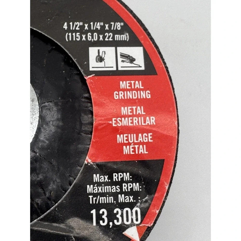 Metal Grinding Wheels 10 Total Porter Cable 4-1/2